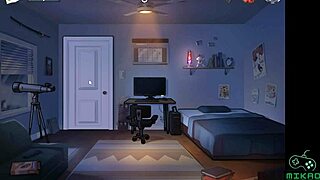 Jenny the housewife gets some attention from her husband in a cartoon adult game