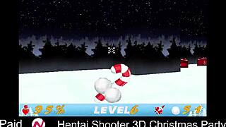 3D Christmas-themed hentai shooter with monster tits and uncensored action