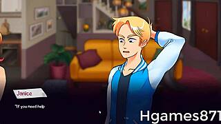 Hentai game with animated porn and dating simulation