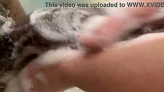 Petite blonde step sister gets surprised by big cock