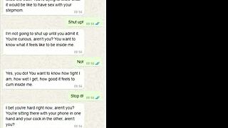 My accidental WhatsApp cock send to my stepmom's phone