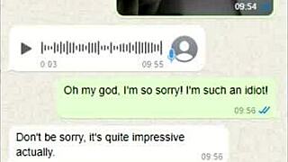 My accidental WhatsApp cock send to my stepmom's phone