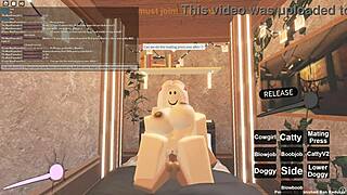 Enjoy some hot Roblox porn with a big black cock and anal sex