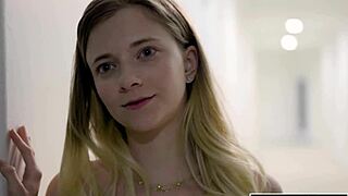 Step-daughter gives blow job to step-father in a rather taboo scene