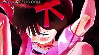 Haruka 09's sensual string and pull game in 3D adult cartoon