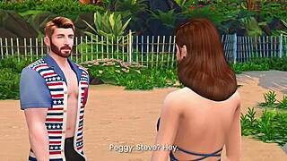 3D animated hentai with a naughty theme - Peggy’s affair