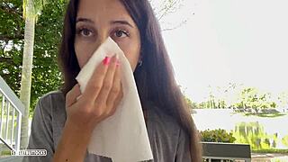 He cum on my face and sent to the backyard