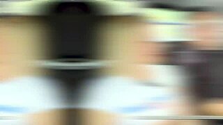 Petite blonde gets roughed up by Colombian hunk