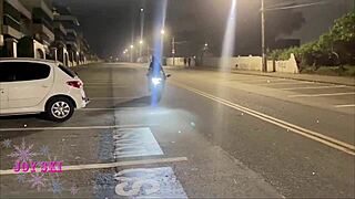 Get a ride with Ninja1000 and a blowjob from a babe