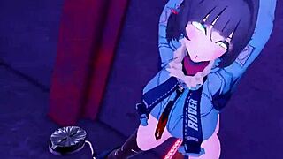3D animated Jane in hot erotic scenes
