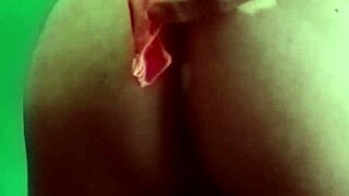 Gayanal masturbation with a sissy crossdressers in lingerie