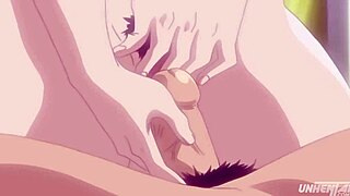 My step-mom joins me in the shower and we both become horny – Hentai