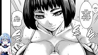 Hentai with big-breasted women in a dating simulation game