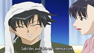 My step-mom joins me in the shower and we both become horny – Hentai