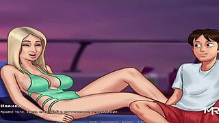 Summertime Saga: A steamy blowjob on a luxurious yacht