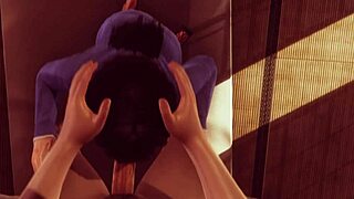 3D animated Hinata from Naruto gets naughty