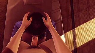 3D animated Hinata from Naruto gets naughty