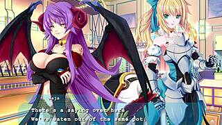 Double date with a princess and her fans in a hentai game