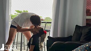 Hot wife gets a big dick in her wet pussy