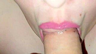 Close up of a big cock orgasm from deepthroat action