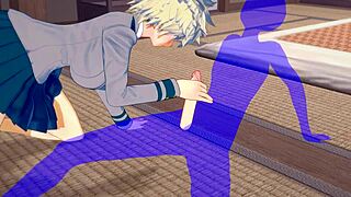 Mitsuki Bakugou in hardcore action - Japanese futanari porn