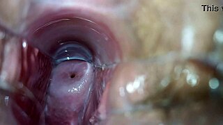 Close up of an orgasm inside the vagina