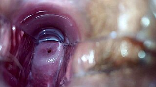 Close up of an orgasm inside the vagina