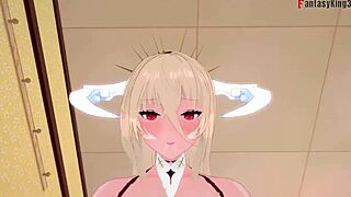 Fat girl's steamy encounter in Azur Lane: fantasyking3.3D