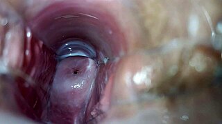Close up of an orgasm inside the vagina