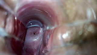 Close up of an orgasm inside the vagina