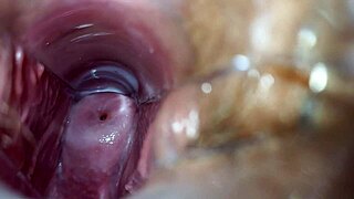 Close up of an orgasm inside the vagina