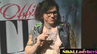 Beautiful transsexuals dance and have fun in California