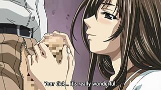 Horny teacher seduces her young student in class