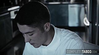 Blair Williams in extreme action in a fetish scene