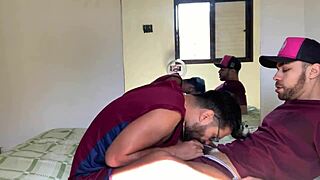 Big cocked Magrelo goes wild in interracial and gay scenes