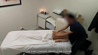 Steamy massage leads to hot interracial sex with Gabrielle