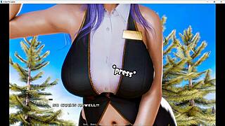 A naked bunny zombie is back on the breeding island in this Japanese hentai game