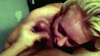 Stepdaughter's deepthroat skills make me cum hard twice