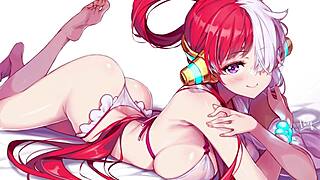 3D animated game with Uta's big ass