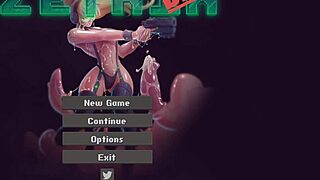 Zetria's wild ride in Alien Cock Monster: A Hentai Game