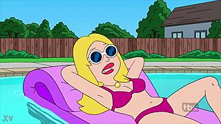 Francine Smith in a bikini in American Dad