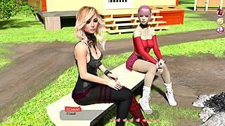 3D cartoon with hardcore sex called Helping the hotties