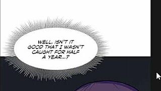 Blackmail and slutty antics in a webtoon style story