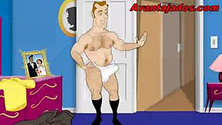Cartoon porn of gay sex with Brazilian and Filipino neighbors