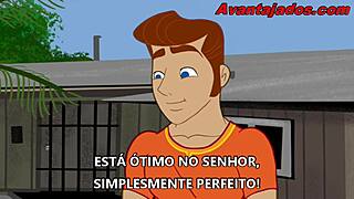Cartoon porn of gay sex with Brazilian and Filipino neighbors