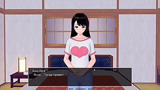 High school tutor in action in this animated porn video