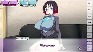 Elma parody in Waifu Hub S5: sexy dragon maid game