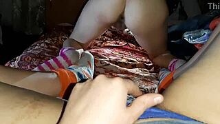I have a skinny brunette girlfriend and we both pleasure ourselves together