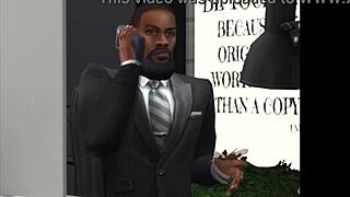 Boss shows porn at work to his employees in this The Office parody