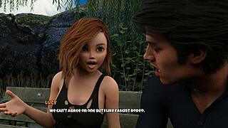 Big dick hentai video with anal action